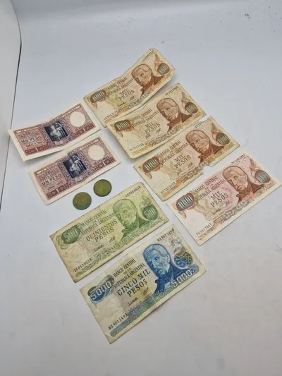 Samling original Argentinsk valuta