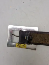 Originalt Vintage Argentina Gaucho Leather belt - prydet med mønter og pynt