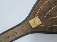 Originalt Vintage Argentina Gaucho Leather belt - prydet med mønter og pynt