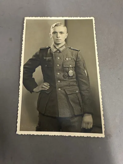 Originalt Tysk foto med ordner