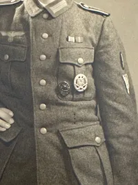 Originalt Tysk foto med ordner