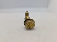 HK stempel af messing