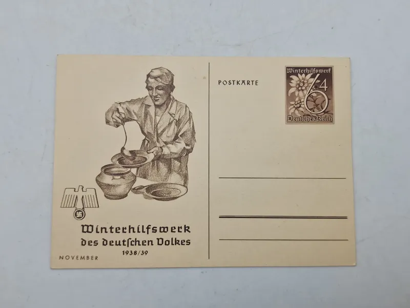 Originalt WHW postkort - ww2