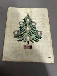 Sjældent originalt nedkastet Engelsk propaganda forklædt som Julekatalog for at snyde Tyskerne