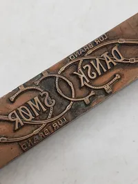 Ekstremt sjælden reklame stempel for Lurpak smør