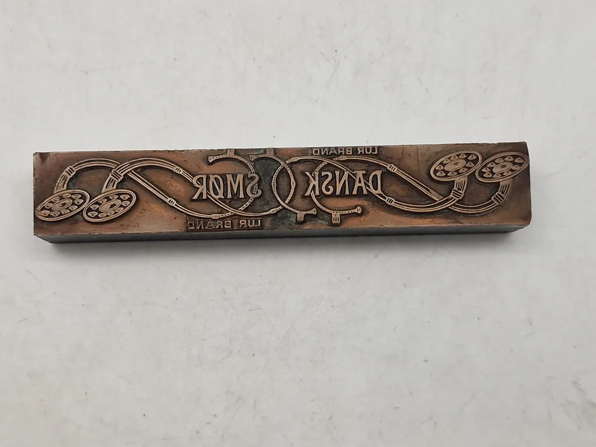 Ekstremt sjælden reklame stempel for Lurpak smør