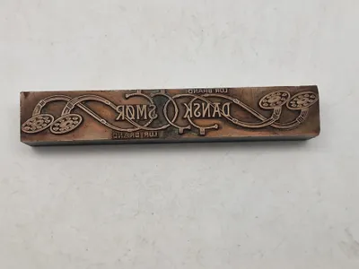 Ekstremt sjælden reklame stempel for Lurpak smør