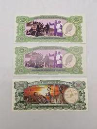 Originale souvenir sedler fra New Zealand