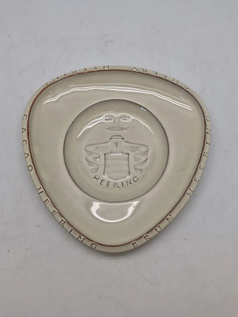 Original Palshus plakette med reklame for Herning Chokolade