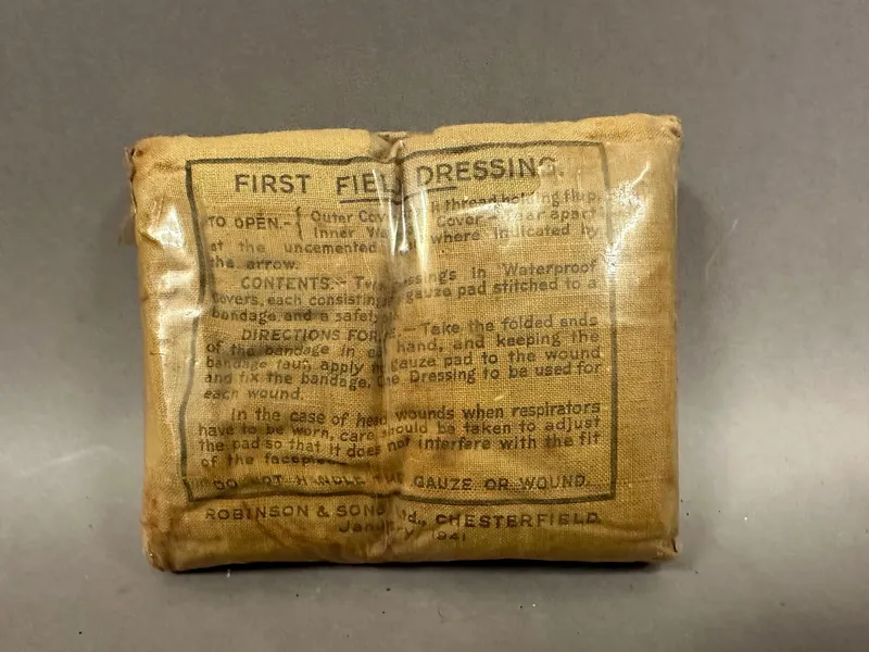 Original ubrugt Engelsk forbinding fra 1941WW2