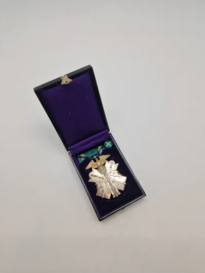 Original WWII Japanese Order of the Golden Kite 7th Class with Case & Rosette
