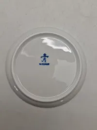 Sæt porcelæns plaketter (Fürstenberg) forstillende tyske Reichmark mønter