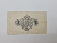 Original dansk 1 krone seddel