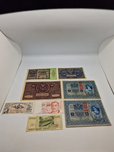 Samling originale pengesedler