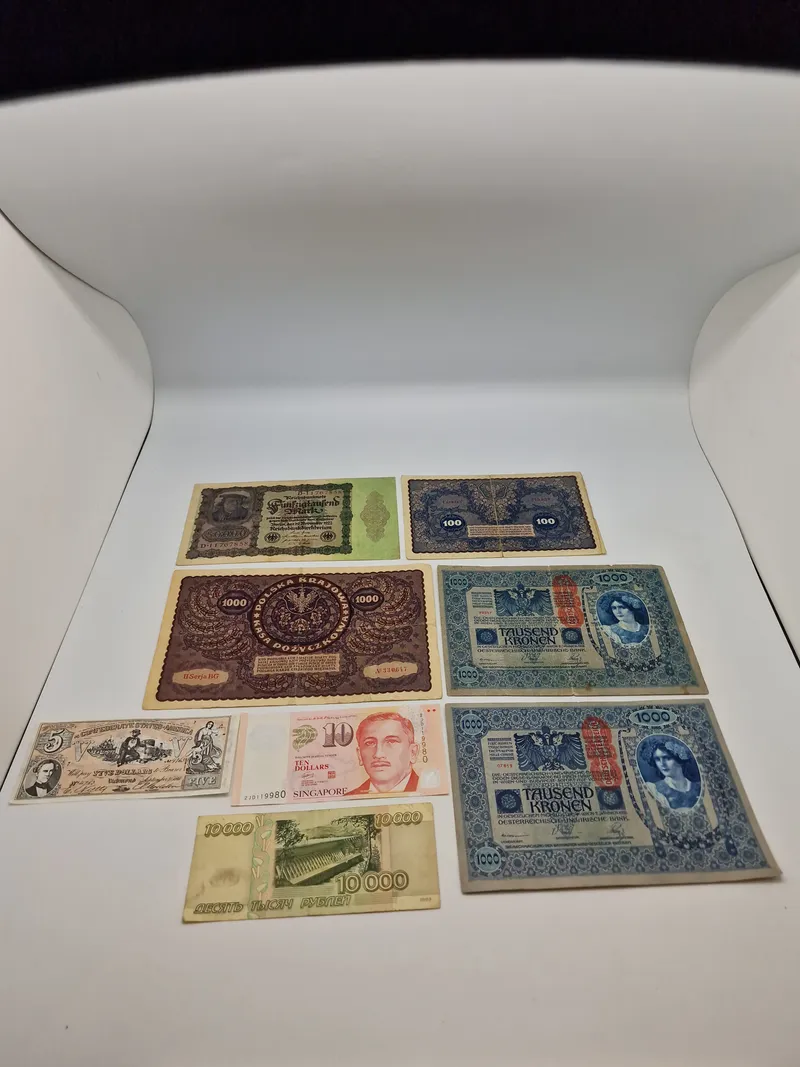 Samling originale pengesedler
