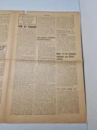 To originale eks af avisen “Revision” som var kendt for at hjælpe danske ss frivillige efter krigen