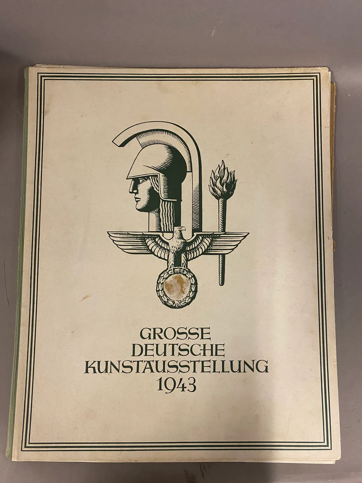 Original tysk kunstbog ww2 (Stor)