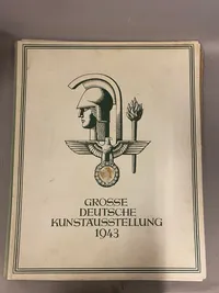 Original tysk kunstbog ww2 (Stor)
