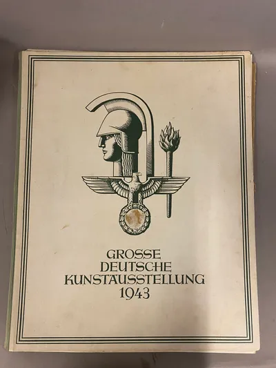 Original tysk kunstbog ww2 (Stor)