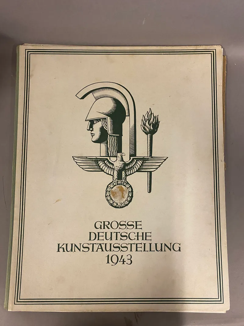 Original tysk kunstbog ww2 (Stor)