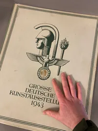 Original tysk kunstbog ww2 (Stor)