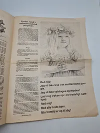 Originalt eks af den danske  nazistiske avis “Fædrelandet”