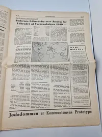 Originalt eks af den danske  nazistiske avis “Kamptegnet”