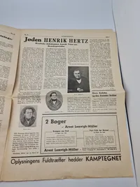 Originalt eks af den danske  nazistiske avis “Kamptegnet”