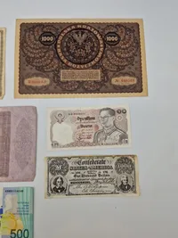 Samling originale pengesedler