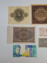 Samling originale pengesedler