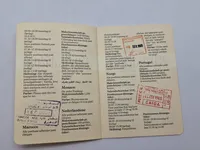 Samling originale rejsechecks