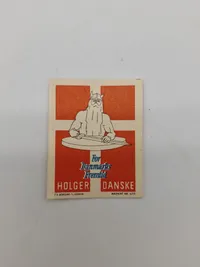Originalt Holger danske mærkat og ubrugt id kort brugt af modstandsbevægelsen til at fremstille falske id