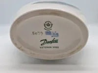 Stor Royal Copenhagen vase med motiv af Danfoss