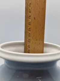 Stor Royal Copenhagen vase med motiv af Danfoss