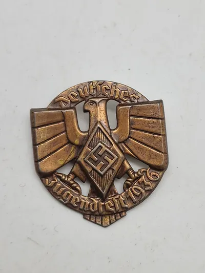Originalt badge - Deutsches jugendfest 1936