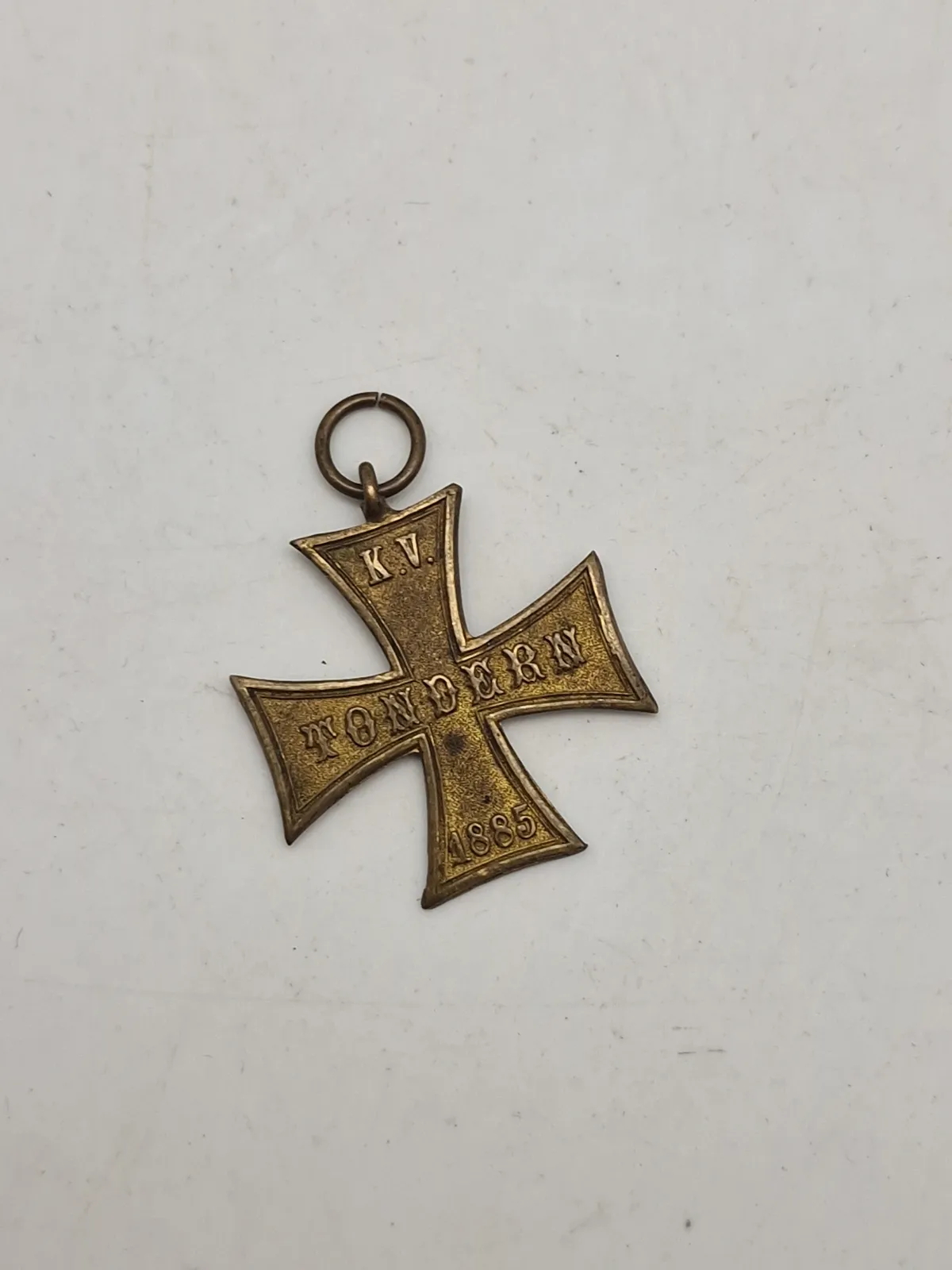 Sjælden originalt tysk veteran kors - Tondern/Tønder Danmark