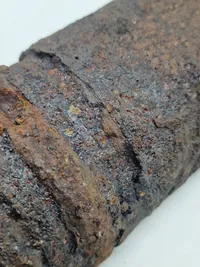 Original tysk PAK granat (flækket) kommer fra kampen om Berlin 1945
