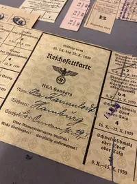 Lot originale tyske rationeringsmærker fra ww2