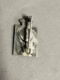 Originalt Georg Jensen kongemærke af Sterling sølv