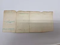 Sjældent lot fra modstandsmand bosiddende i Tønder - han har været ansat ved de danske statsbaner, og har derfor haft tysk Ausweis. Efter ww2 var han i den danske brigade i Tyskland