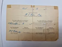 Sjældent lot fra modstandsmand bosiddende i Tønder - han har været ansat ved de danske statsbaner, og har derfor haft tysk Ausweis. Efter ww2 var han i den danske brigade i Tyskland