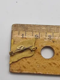 Original dansk national pin fra tiden omkring ww2