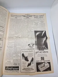 Originale aviser fra Tysklands besættelse af Danmark 9 april 1940