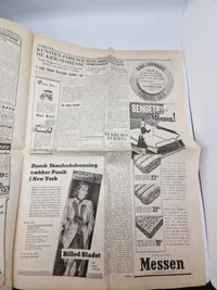 Originale aviser fra Tysklands besættelse af Danmark 9 april 1940
