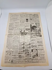 Originale aviser fra Tysklands besættelse af Danmark 9 april 1940