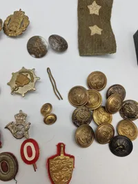 Lot diverse originale danske mærker mm.