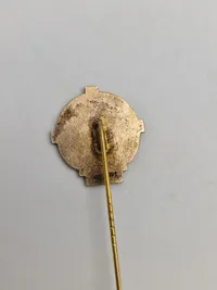 Originale pins fra Dybbøl dagen   af sølv tegent af Harald Sloth Møller