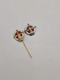 Originale pins fra Dybbøl dagen   af sølv tegent af Harald Sloth Møller