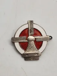 Originale pins fra Dybbøl dagen   af sølv tegent af Harald Sloth Møller