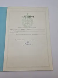 Originalt kursus bevis fra politiet (Bedrageri og skattesager)